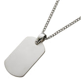 ALPINE Titanium Pendant W Steel Chain - TP41-SN